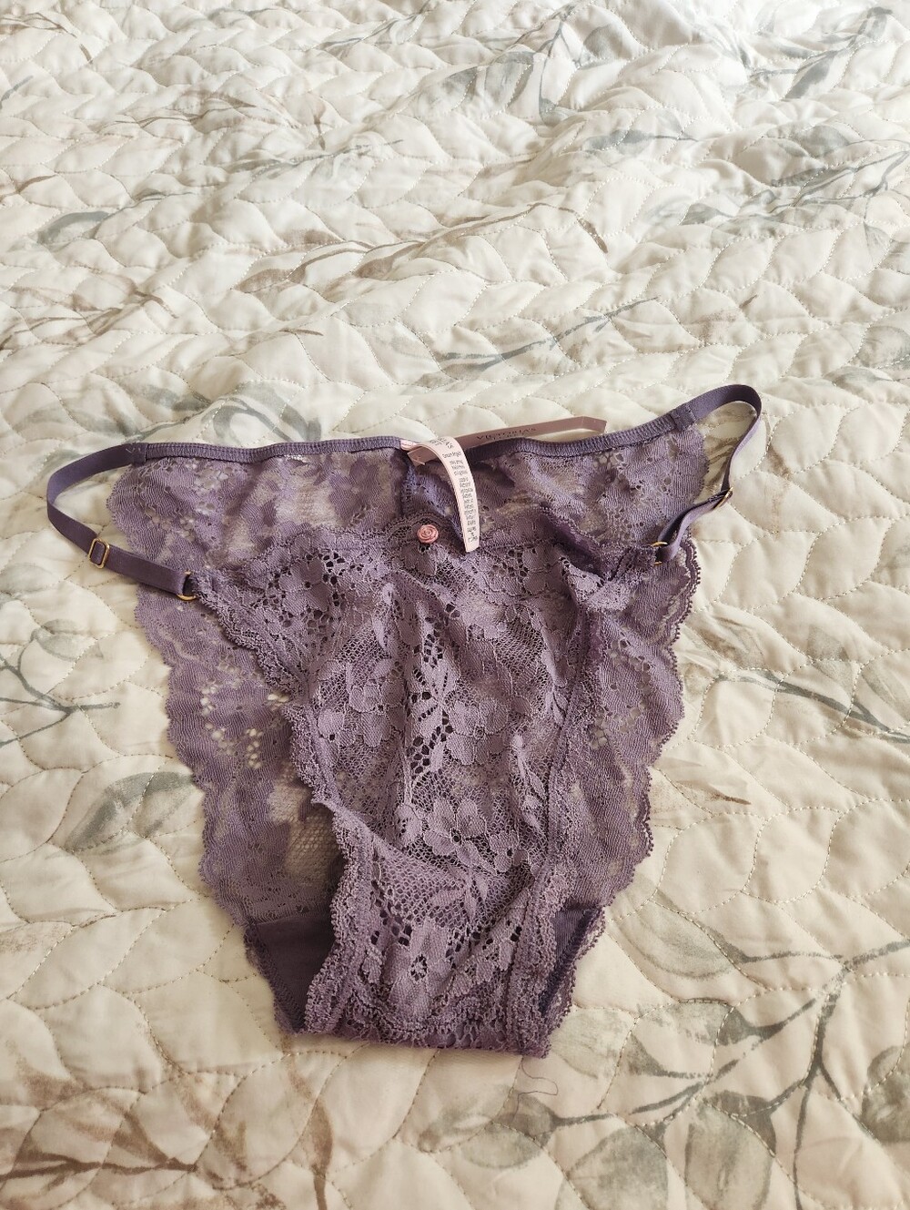Victoria's Secret Lavender Lace Cheeky Panty